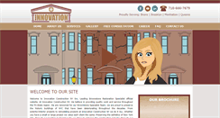 Desktop Screenshot of innovationconstructionny.com